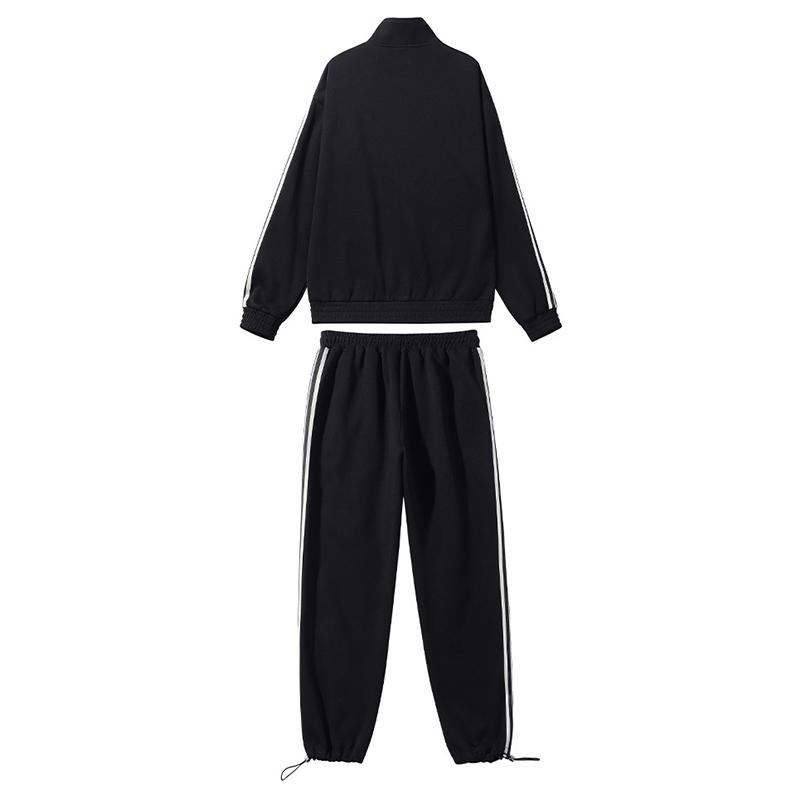 Mikina na zip Oblek Jaro Podzim Dámské Soupravy Pánské Tepláky Sportovní Bunda + Tepláky