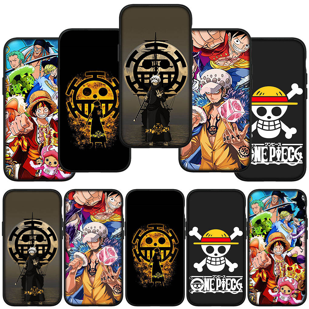 Phone Case for iPhone 17 15 16 Plus Redmi Note 14 12 11 13 Pro Max Huawei P30 P20 Lite OPPO A60 A40 A80 A18 Trafalgar Law Poster Luffy One Piece Cover