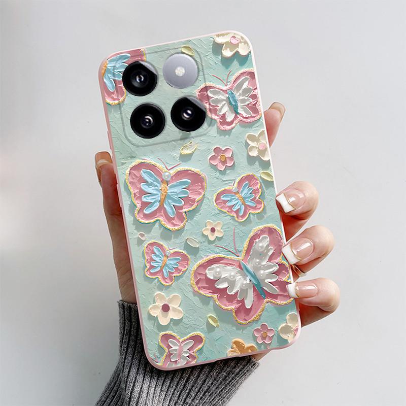 For Xiaomi Mi 14T Pro Case Cute Cartoon Cat Dog Fox Painted Cover Silicone Phone Case For Xiaomi 14T Pro 14TPro Mi14T Soft Funda
