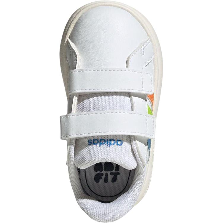 adidas Grand Court 3.0 Bubble Cf I Confortáveis Versáteis Tênis Baixos para Caminhada Tênis de Bebê Branco JP9379
