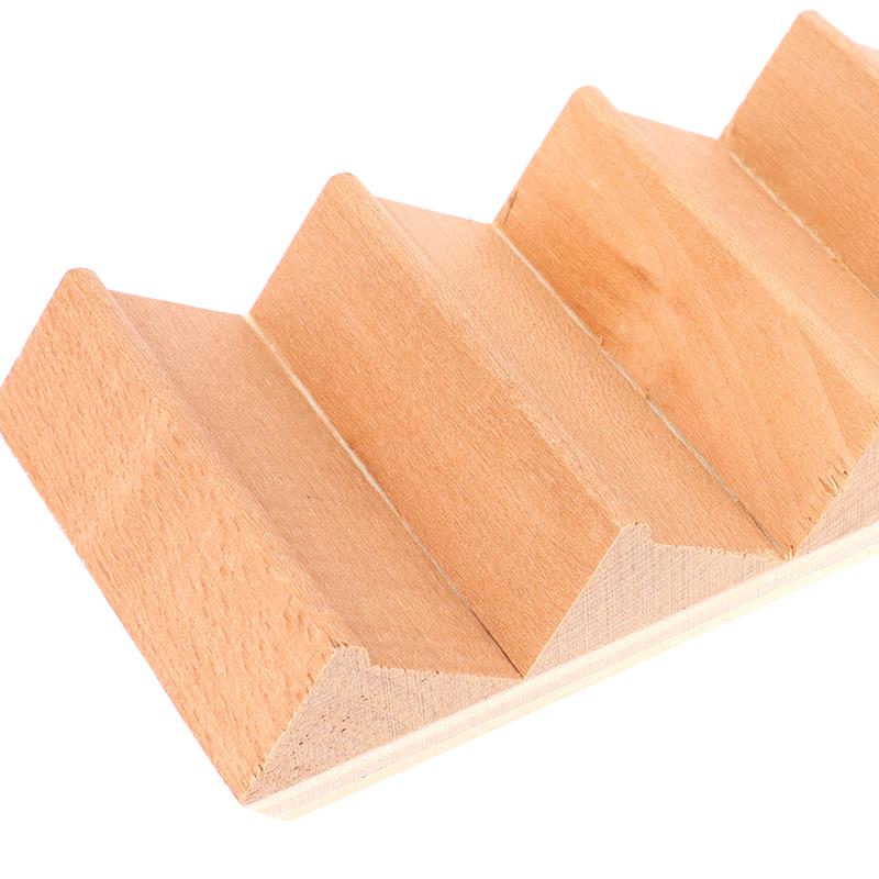 1/12 Domeček pro panenky Miniaturní Dřevěné 11-Schodové Schodiště Bez Zábradlí DIY Příslušenství
