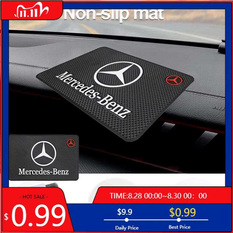 GLC GLB 1PCS Car Dashboard Silicone Non Slip Mat Phone Holder Anti-skid Pad Auto Accessories For Mercedes Benz AMG Class GLK W2