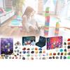 Christmas Advent Calendar Natural Crystal Gemstones Collection Box 24 Days Count