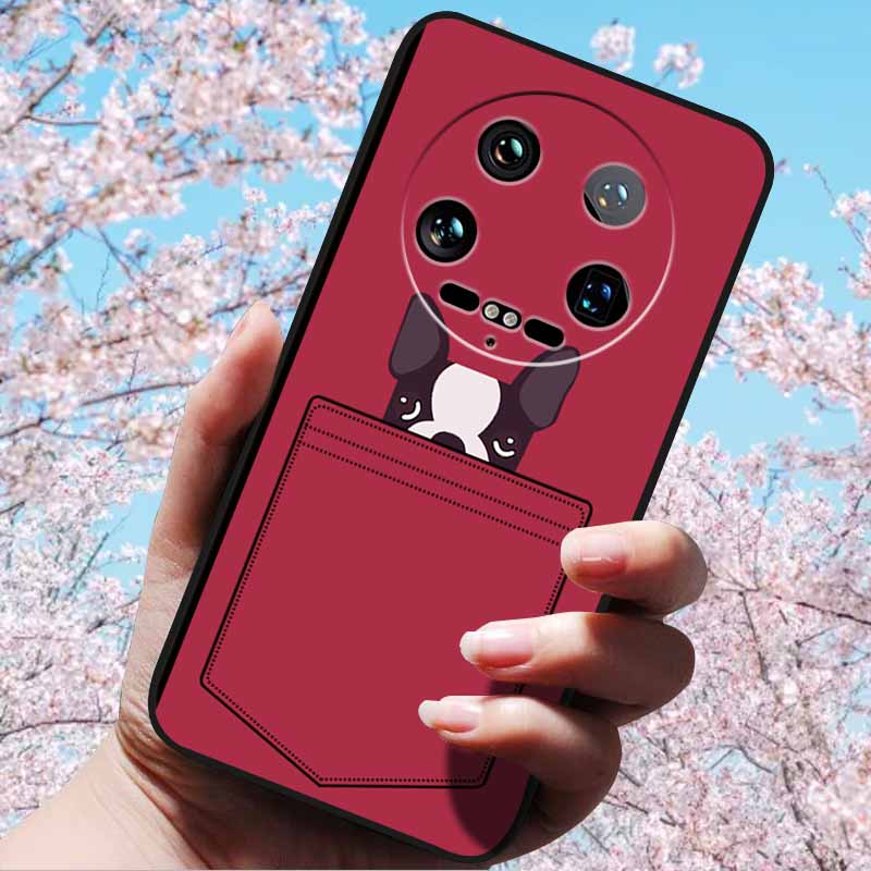 For Xiaomi 14 Ultra 5G 6.73" 14 Pro Cases Fashion 3D Retro Embossed Relief Soft TPU Siliocn Back Cover for Xiaomi 14 Capa Mi 14