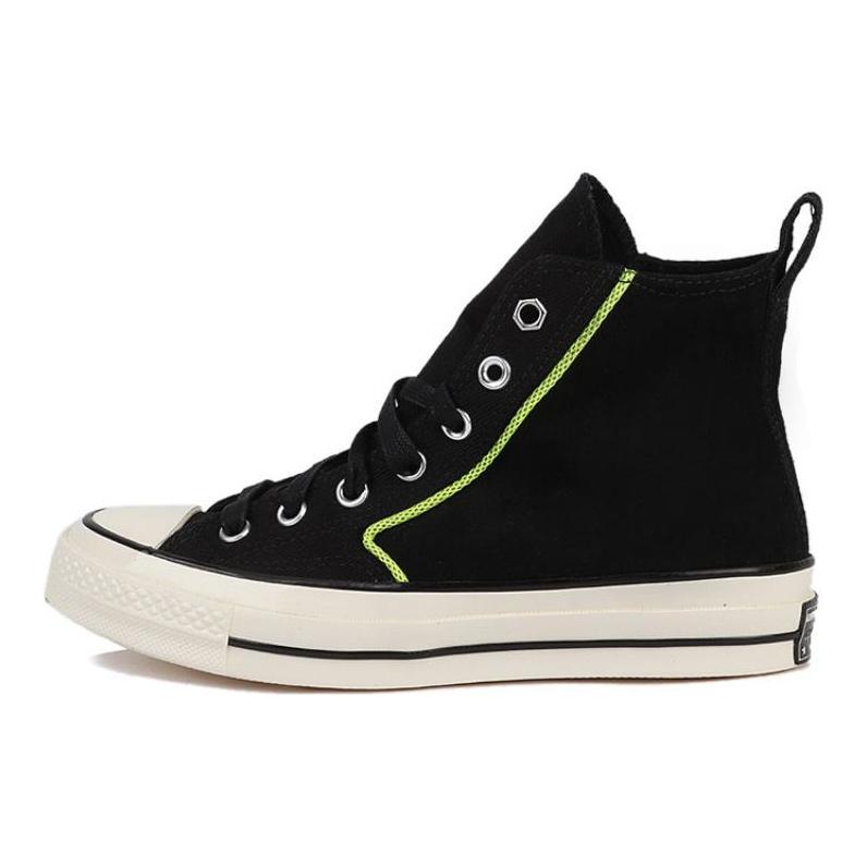 Converse Chuck 70 Comfortable & Stylish High-Top Canvas Shoes Unisex Black & Green