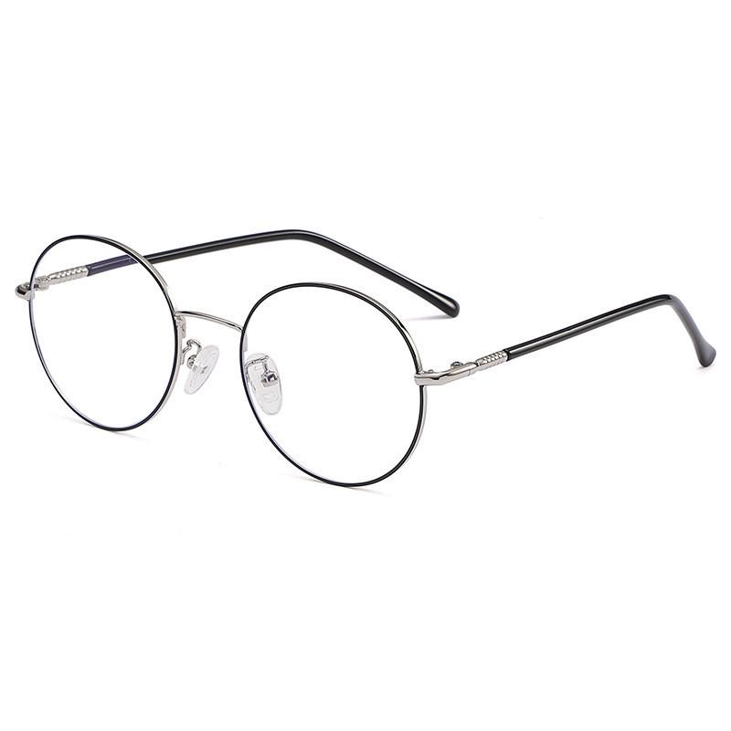Vintage Round TR90 Anti-Blue Light Reading Glasses for Seniors