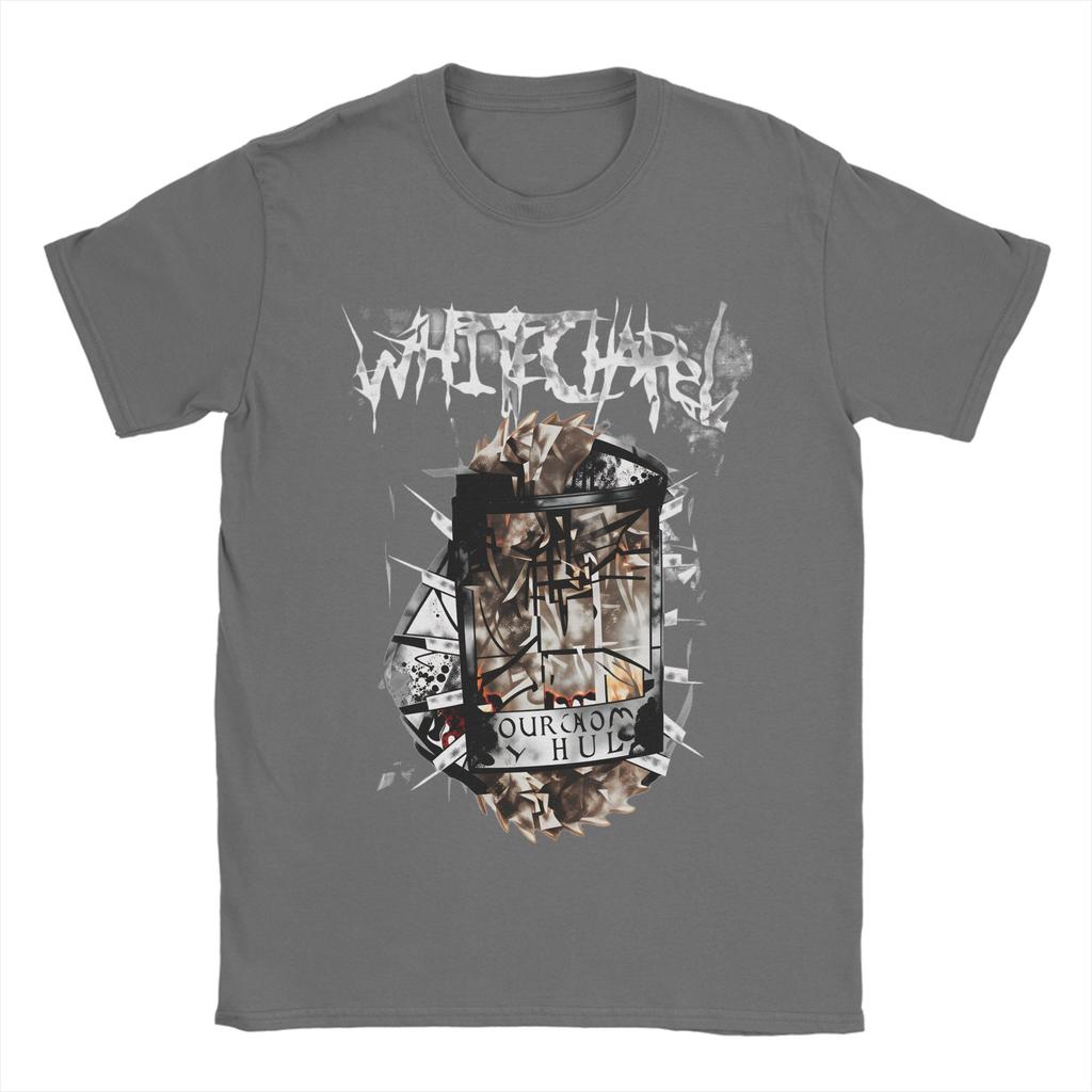 Rock Whitechapel Deathcore Zespół Sztuka Unisex Koszulki Niesamowita Koszulka Krótki Rękaw Okrągły Dekolt Bawełna Koszulki Prezentowe
