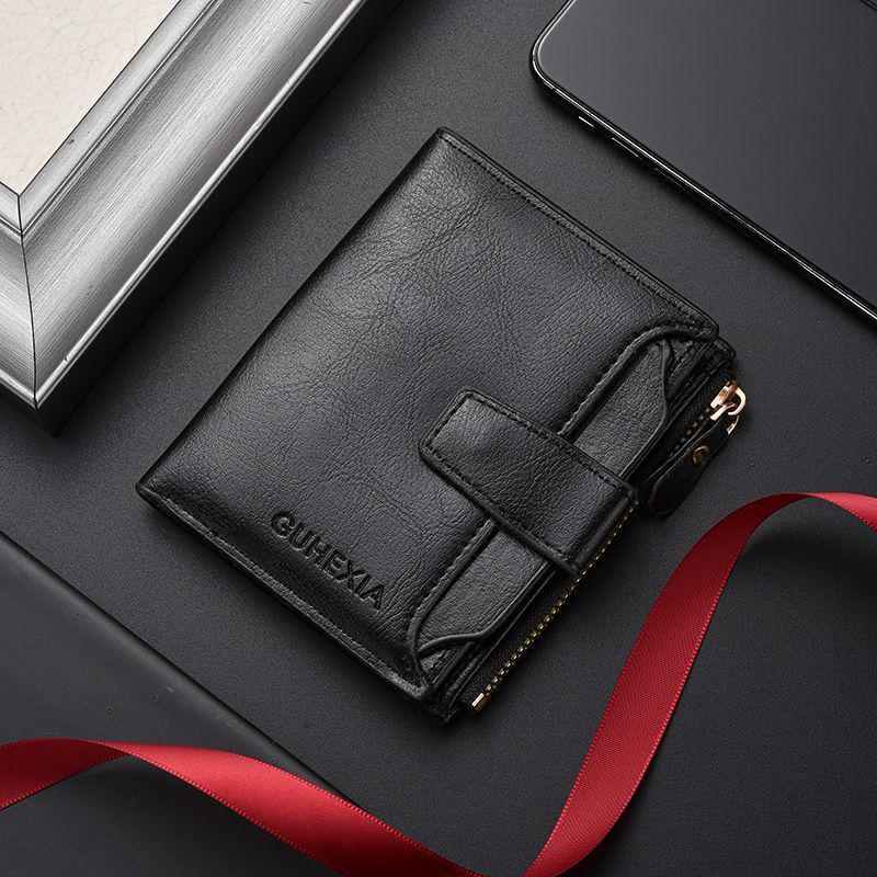 Men's Retro Short Wallet: Multifunctional, Large Capacity Card Holder & Driver's License Case