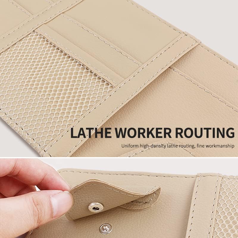 Auto Sonnenblenden Organizer Tasche Aufbewahrungsbeutel Halter Mehrfachtasche Auto Auto Sonnenblenden Tasche Auto Dokumenten Aufbewahrungsbeutel Halter