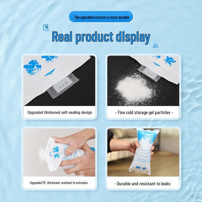 Reusable Injectable Ice Pack for Portable Cooling and Refrigeration with Free Shipping