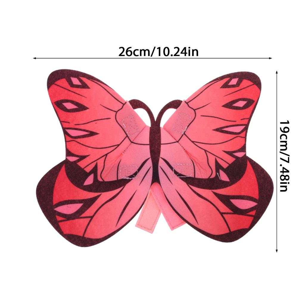 Cat Dog Colorful Butterfly Cosplay Costume Beautiful Butterfly Soft Comfortable Costume Accessories Dress Up Supplies