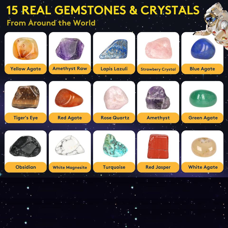 Children Science Education Toy Archaeology Digging Treasure Planet Gem Ore Exploration of The Solar System Mining Toys for Kids