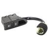 Vehicle Trunk Lid Button Replacement Replacement Button Grey Trunk Lid Switch OE Part Number Practical Use DIY Replacement