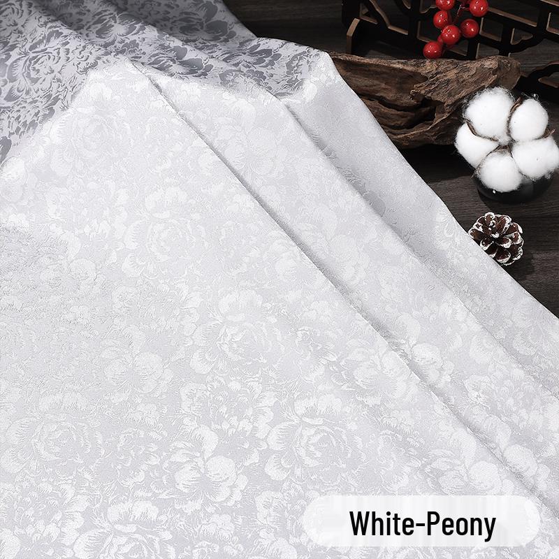 Antique Silk Jacquard Fabric for Chinese Hanfu and Tang Suit Costumes