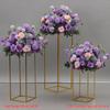 Simulated Silk Floral Arrangement: Round Flower Ball for Aisle, Table, or Wedding Stage Decoration.