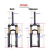 BOLANY 20inch/24inch Air Suspension Mtb Straight Manual/Remote Shock  Absorber Rear Corolla Structure Design for Student‘s Bike
