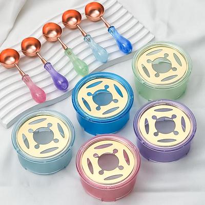 Dreamy Bubble Wax Seal Melting Pot with Spoon