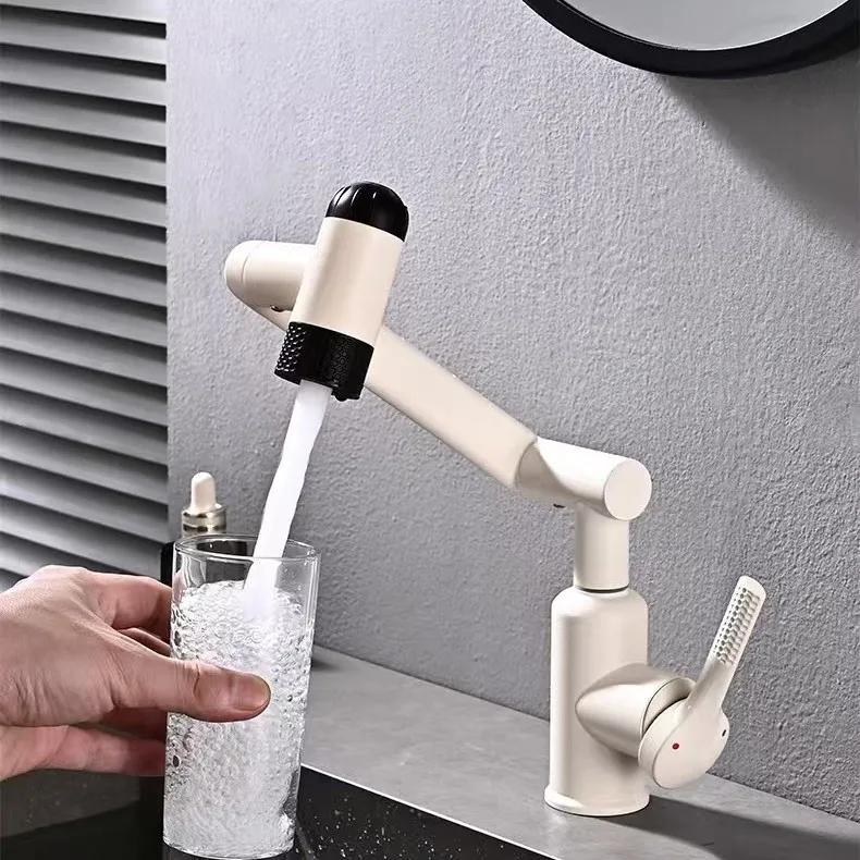 Modern Faucet Bathroom Multi-functional Household Universal Rotation Shower Faucet Washbasin Cold Tap Bathroom Accessories