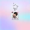 7pcs BTS Cute  Stamp Style Keychain, Bangtan Boys Photo Keyring with Star Clasp, Kpop ARMY Fans Bag Charm