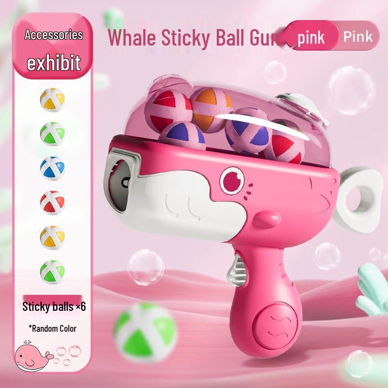 Whale Sticky Ball Dinosaur Dartboard Shooter Toy for Kids 3-6 Years