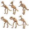 2017 Dinosaur Model Toy Archaeological Excavation Scientific Research Dinosaur Skeleton 12 Simulated Dinosaur Ornaments Collection