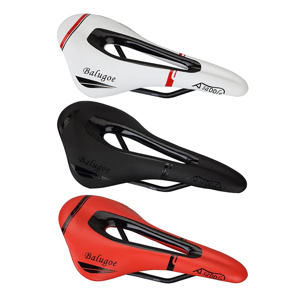 QIRUN Ultralight Bicycle Seat MTB Road Bike Mountain Bike Racing PU Breathable Soft Seat Only 175g Saddle, Perforated, Saddle, Saddle, Cushion,