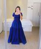 2025 Spring/Summer European & American Women's One-Shoulder Floral Long Fairy Dress