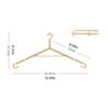 2pcs Travel Friendly Folding Hangers Travel Hangers Convenient Clothes Rack for Traveler and Outdoor Lover