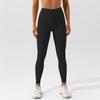 High Waist Athletic Leggings Women Quick Dry Yoga Running Pants Tummy Control Butt Lift 9/10 Length Nylon Spandex