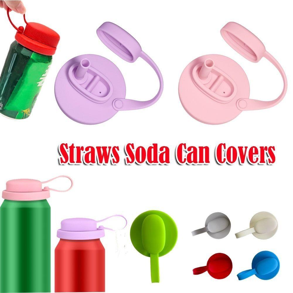 BPA-Free Soda Can Lids Reusable Silicone Cup Lid New Can Covers  Bottle Accessories