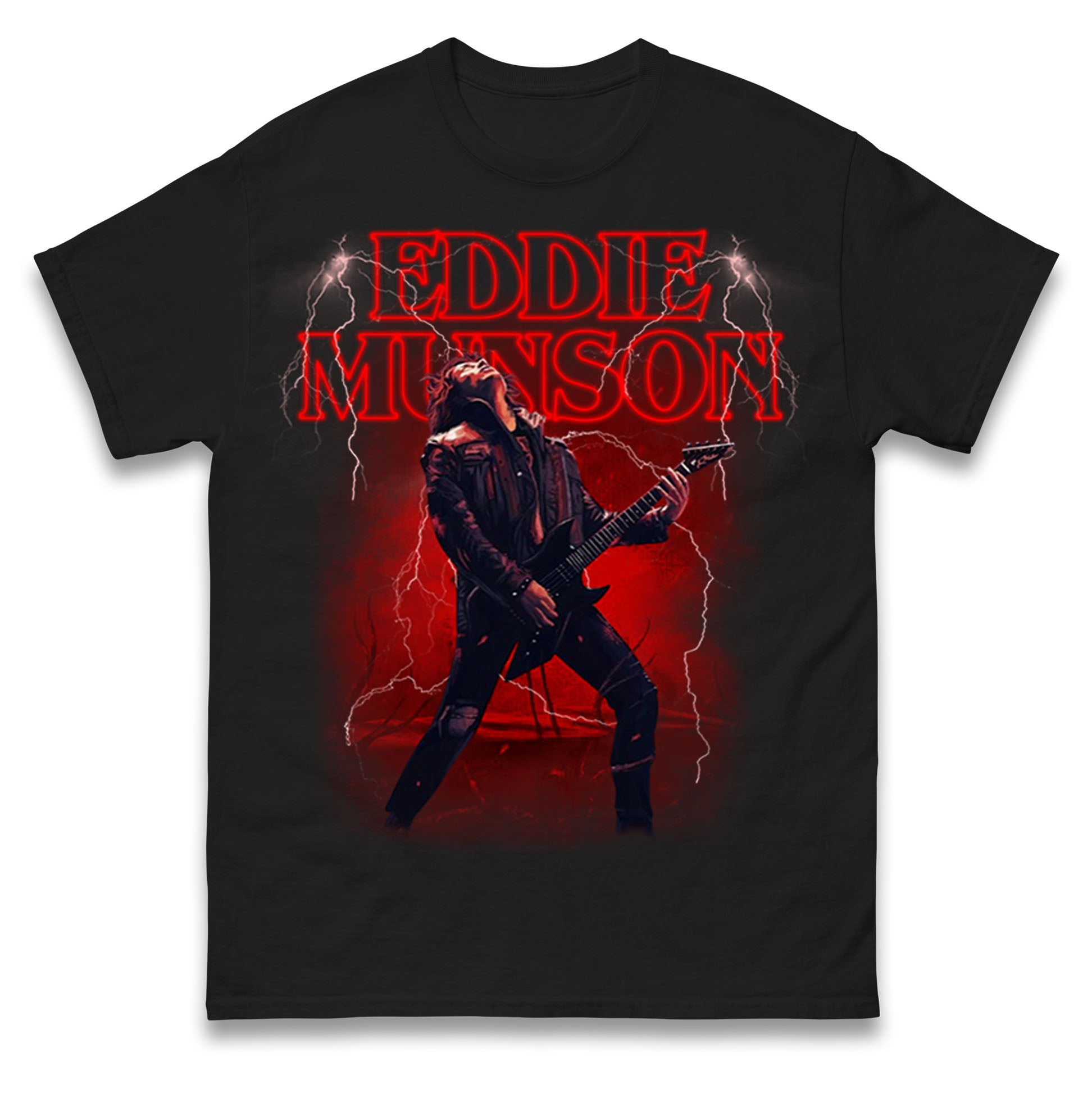 Eddie Munson Stranger Things T Shirt Tshirt Mens Womens Unisex Tops Tees 2XL