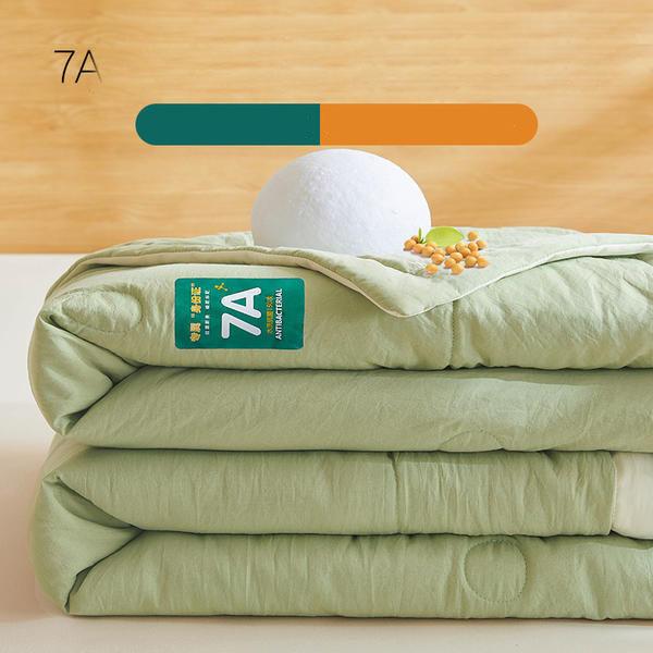 New Soya Fibre Filling Summer Quilt Queen Grade A Maternal and Child Thin Comforter Antimicrobial Breathable King Size Duvet