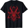 Summer Unisexs Black Goat Head Printed Round Neck Tshirt Made Of 100 Pure Cotton Soft And Breathable Casual Short Sleeved Shirt