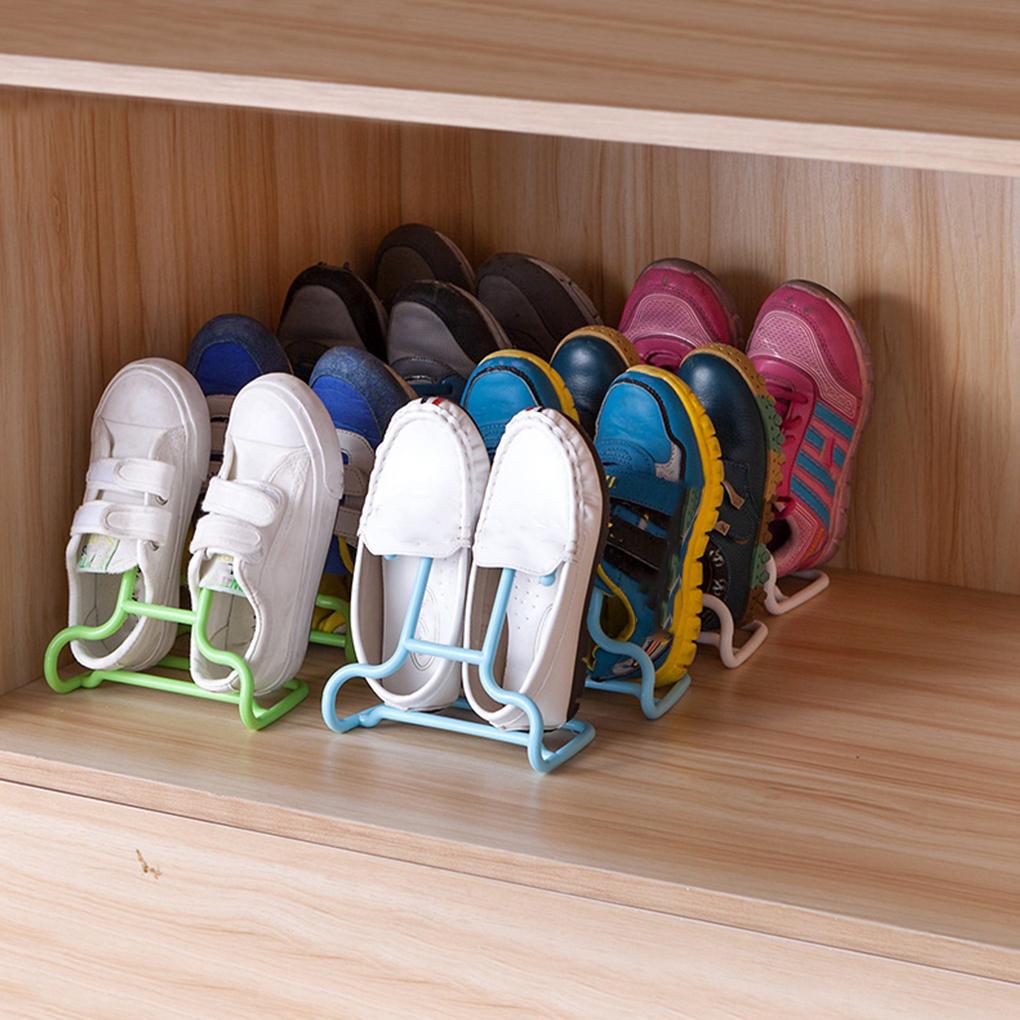 Multifunctional Children Shoes Stand Hanger Drying Rack Plastic Shoes Hanging Storage