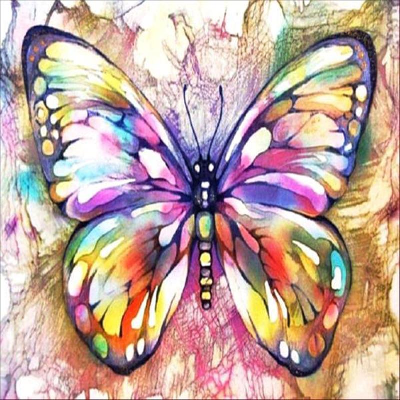 New Arrivals Diamond Painting Full Round Butterfly Cross Stitch Diamond Embroidery Animals Wall Decor Hobby Gift