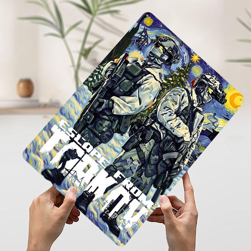 

Escape From Tarkov Starry Night Printed Poster Customized Wall Art Retro Vintage Metal Tin Signs for House Decor Coffee Bar Room 7.9x11.8In(20x30cm)