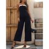 New Fashionable And Elegant Casual High Waisted Printed Wide Leg Jumpsuit For Women'S Summer Formal Attire