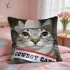 Singer CBeyonce Cowboy Carter Cushion Cover Square Short Plush Pillow Case Living Room Sofa Home Decor Funda X