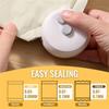Mini Bag Sealer 2 In 1 Heat Sealer With Cutter Rechargeable Bag Sealer Portable Vacuum Food Sealer Bag Sealing Machine A+B