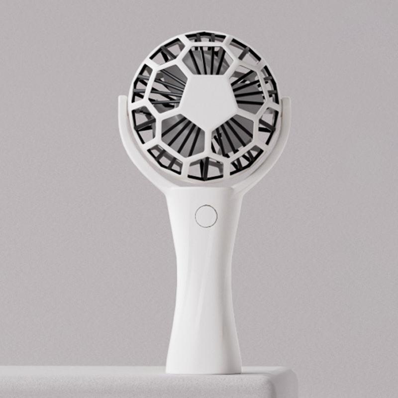 

Универсальный портативный мини-вентилятор, портативный персональный футбольный вентилятор, перезаряжаемый от USB, работающий от аккумулятора, настольный вентилятор с 3 регулируемыми скоростями A