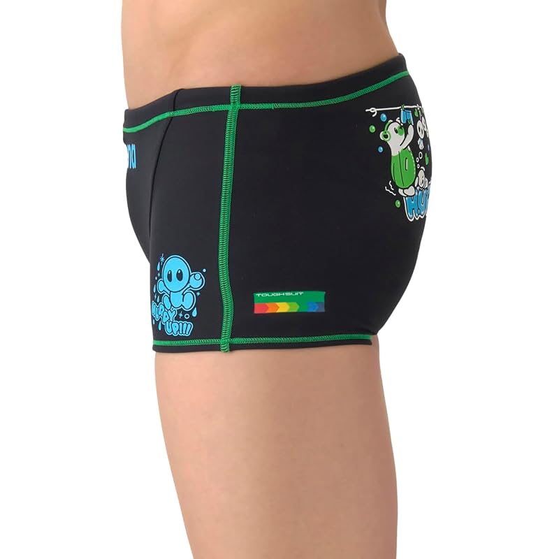 Arena (Arena) Competitive Swimsuit Training Swimsuit for Boys/Juniors [TOUGHSUIT] R130 Size Swimming Durable Practice Training Short Leg AS6SWM11B