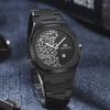 Men Gold Watches Top Brand Luxury Stainless Steel Watchband High Quality Male Clock Creative Design Date Wristwatch