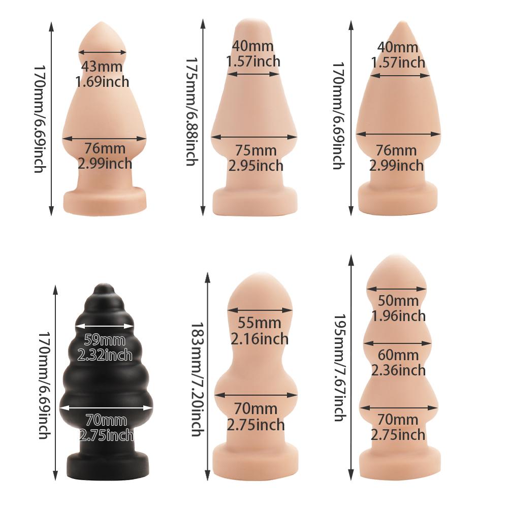 Anal Plug Sex Shop Big Butt Plug with Powerful Sucker Female Masturbation Tool Anal Toy Anal Beads Pussy Sex Toys for