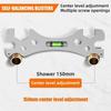 Multifunctional Stainless Steel Bathroom Wrench Tool Shower Installation Hexagonal Level Faucet Angle Ruler Distance Measuring