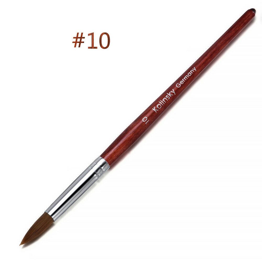 Buy Kolinsky Acrylic Brush Manicure Powder Wood Handle Professional