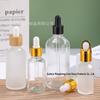 Clear Glass Dropper Bottle for Essential Oils and Skincare Serums