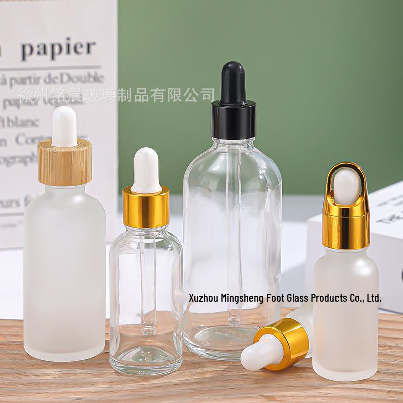 Clear Glass Dropper Bottle for Essential Oils and Skincare Serums