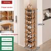 2-9Layer Small Household Shoe Storage Bamboo Simple Shoe Rack Shoe Rack Household Doorstep Storage Rack Tool Corner Organizer