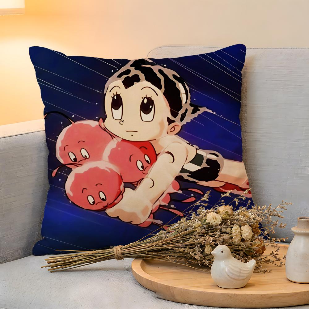 Cushion Cover Linen SkinFriendly Soft Decorative Case For Sofa Home Decor AAstroboy Anime Pillow Cover