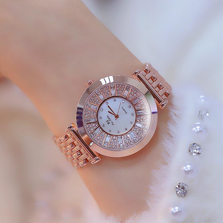 Švýcarské automatické vodotěsné hodinky s diamantovým osazením, lehký luxus, velký ciferník, mechanické hodinky, dámské hodinky s temperamentem, hodinky, diamant